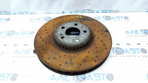 Front right brake disc Mercedes W213 E 17-23 360/36mm with perforation, rusty