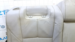 Toyota Avalon 13-15 rear seat backrest, gray leather, perforated, heated, dry-cleanable, wrinkled