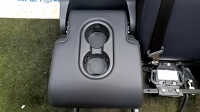 Tesla Model Y 20-25 rear seat backrest, left, leather, black, with belt, heated, without headrests,