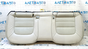 Rear seat cushion, 2nd row, Mazda CX-5 19-22, black leather with perforation, dented, scratches, needs cleaning