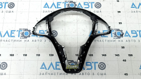Mercedes W213 E 300/400/43 17-18 black and chrome steering wheel cover, scratched, peeling coating