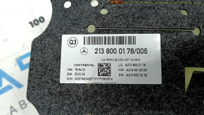 Lumbar and lateral support for the driver's seat Mercedes W213 E 17-23 with a control unit