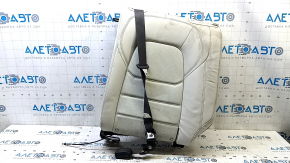 Rear seat backrest, 2nd row, left, Mazda CX-5 17 - gray leather, perforated, with belt, without headrest, for cleaning