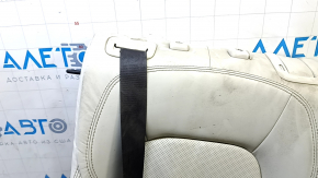 Rear seat backrest, 2nd row, left, Mazda CX-5 17 - gray leather, perforated, with belt, without headrest, for cleaning