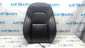 Tesla Model Y 20-25 driver's seat upholstery, black leather, heated, worn