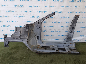 Front right quarter Nissan Rogue Sport 17-22 on the body, graphite
