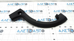 Right trunk lid hinge trim for Mercedes W213 E 17-23, black, broken guide