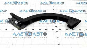 Right trunk lid hinge trim for Mercedes W213 E 17-23, black, broken guide