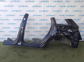 Quarter wing rear left Audi Q7 16- blue, on the body, bumps