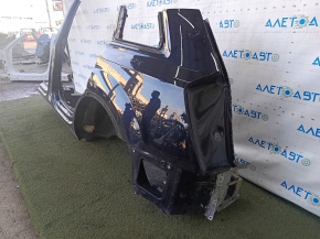 Quarter wing rear left Audi Q7 16- blue, on the body, bumps