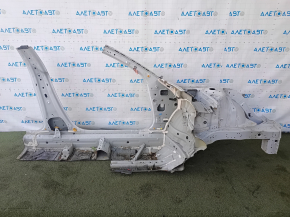 Front left quarter panel of a Honda Accord 18-22 hybrid, white, on the body