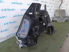 Audi Q3 8U 15-18 black rear right quarter wing