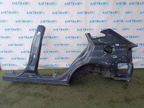 Quarter wing rear left Toyota Venza 21- graphite, on the body, bumps