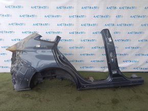 Quarter wing rear right Toyota Venza 21 - graphite, on the body, burnt, dented