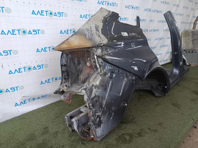 Quarter wing rear right Toyota Venza 21 - graphite, on the body, burnt, dented