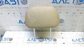 Rear left headrest for Hyundai Sonata 11-14, beige cloth, dry-cleanable