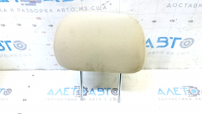 Rear right headrest for Hyundai Sonata 11-14, beige cloth, dry-cleanable