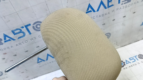 Rear right headrest for Hyundai Sonata 11-14, beige cloth, dry-cleanable