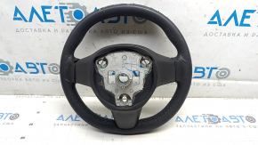 Tesla Model Y 20-25 steering wheel, bare, leather, black, heated, ready for re-upholstery