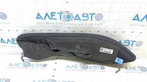 Left rear seat side trim for Chrysler 200 15-17, black cloth, rusty fasteners, torn fastener