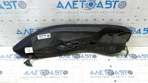 Right rear seat side trim for Chrysler 200 15-17, black cloth, rusty fasteners