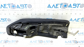 Left rear seat side panel for Hyundai Sonata 11-15, black leather, scratches