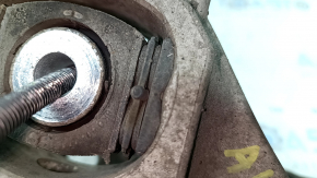Rear left axle with hub for Audi A4 B8 08-16 AWD with ABS sensor, rusty hub