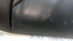 Audi A4 B8 13-16 passenger seat back upholstery, black leather, heated, bumpers