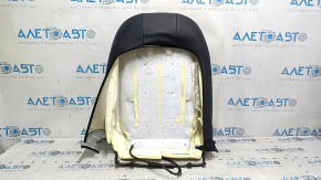 Audi A4 B8 13-16 passenger seat back upholstery, black leather, heated, bumpers