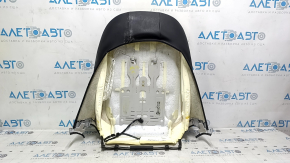 Audi A4 B8 13-16 black leather driver's seat backrest trim, heated, needs cleaning, scratched