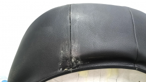 Audi A4 B8 13-16 black leather driver's seat backrest trim, heated, needs cleaning, scratched