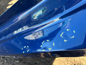 Tesla Model Y 20-25 blue PPSB rear left quarter wing, cast side member, on the body, creases, bumps