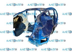 Tesla Model Y 20-25 blue PPSB rear right quarter wing, cast side member, on the body