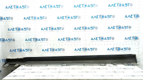 Right threshold Mercedes W213 E 300/350 17-23 without moldings, AMG pack, white, scratches, crack in the mount