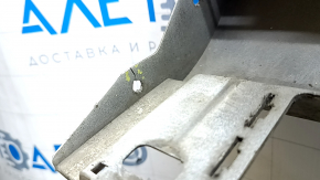 Right threshold Mercedes W213 E 300/350 17-23 without moldings, AMG pack, white, scratches, crack in the mount