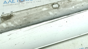 Right threshold Mercedes W213 E 300/350 17-23 without moldings, AMG pack, white, scratches, crack in the mount