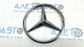 Mercedes W213 E 17-20 chrome radiator grille emblem, AMG pack