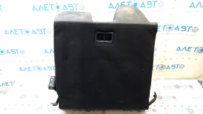 Right rear seat backrest for Toyota Camry v70 18-19, black leather, gray insert, with armrest