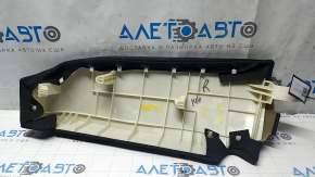Right side trim for rear seats, Honda Accord 13-17, black cloth, dry cleanable