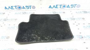 Rear left interior mat for Mercedes W213 E 17-23, black cloth, for cleaning