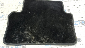 Rear left interior mat for Mercedes W213 E 17-23, black cloth, for cleaning