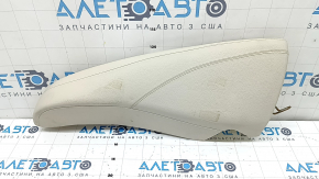 Left side panel of the 2nd row of seats for Mercedes W213 E 17-23, beige leather, dented, needs cleaning