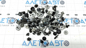 Incomplete set of hardware for the bumper and hood of a Mercedes W213 E17-23