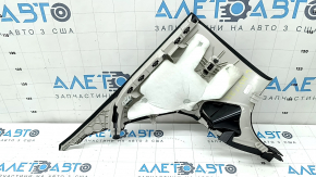 Mercedes W213 E 17-23 black rear pillar trim, upper right, under the curtain