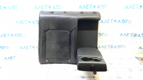 Right rear seat backrest for VW Passat b7 12-15 USA, black leather, with armrest