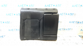 Right rear seat backrest for VW Passat b7 12-15 USA, black leather, with armrest