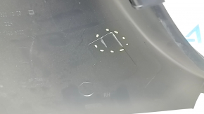 Mercedes W213 E 17-23 black lower right center pillar trim, broken mount, scratches