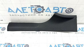 Rear left inner door sill trim for Mercedes W213 E 17-23, black, scratches