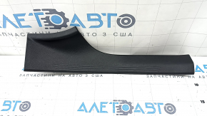 Rear right inner door sill trim for Mercedes W213 E 17-23, black, scratches
