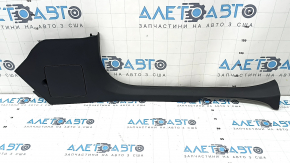 Front right inner door sill trim for Mercedes W213 E 17-23, black, scratches